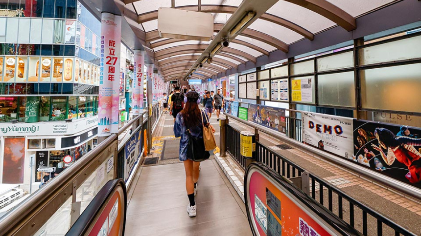 中環半山扶手電梯